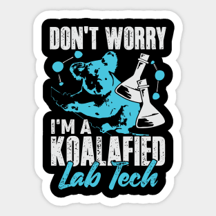 Funny Lab Technologist Laboratory Technician Gift Sticker